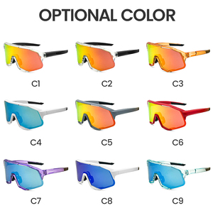 Dilupu logotipo personalizado <span class=keywords><strong>bicicleta</strong></span> polarizada gafas de montar patinaje sobre ruedas a prueba de viento correr deportes al aire libre gafas de sol - Product Image 4