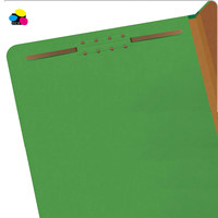 Carpeta de Archivos de Clasificación de Tablero de Presión Verde para Organizar Archivos Médicos Estándar Tamaño Carta y Informes de Oficina