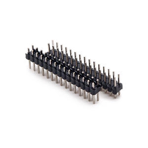 Разъем-штыревик 2.54 мм, двухрядный, прямой, 2*10P H2.5, с медными контактами, 2*2P/3/4/5/6/7/8/10/12/20/40P - Product Image 3
