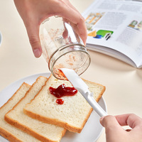 Nouvelle spatule mélangeuse en silicone résistante aux hautes températures pour la maison, multifonctionnelle pour la pâtisserie, ouvre-boîte, beurre et confiture