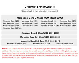 IPoster best seller Lecteur DVD de voiture adapté à la navigation gps de voiture <span class=keywords><strong>Mercedes</strong></span> Benz Classe E W211 avec carplay sans fil BT Android - Product Image 4