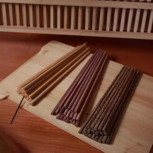 Baguettes Yuanjin en bambou et bois massif 25 cm, bois de santal rouge, bois de santal jaune, bois de wengé, lavage à la main uniquement - Product Image 3