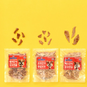 Snacks para perros, suplemento de comida saludable para mascotas, pechuga de pollo de una mordida, alta proteína, hecha a mano para entrenamiento de mascotas - Product Image 1