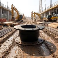 Compensateur en caoutchouc EPDM à double sphère, 8 pouces, PN16, type à raccord rapide, pour système d'irrigation, directement de l'usine