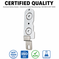 Barra Colectora Bimetálica de Aluminio 6061 y Acero Inoxidable SUS304 Personalizada, Placa de Conexión Doble para Almacenamiento de Energía en Vehículos Eléctricos