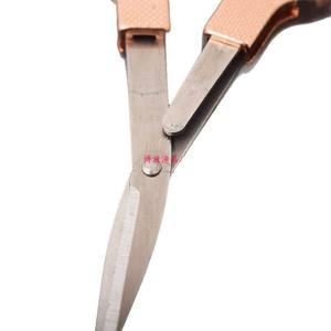 Bosy <b>Fishing</b> Scissors Stainless Steel Rose Gold 1804 Portable Folding <b>Line</b> Cutter For <b>Fishing</b> Tools - Product Image 1