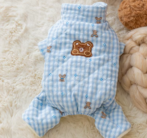 Vêtements écologiques pour chiens Vêtements solides d'automne d'hiver coupe-vent chauds Teddy Petits chiens de taille moyenne Vêtements à quatre pattes Veste pour animaux de compagnie - Product Image 6