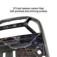 Calandre en fibre de carbone de style CS pour BMW G26 avec calandre avant en fibre de carbone ACC pour BMW série 4 G26 4 portes