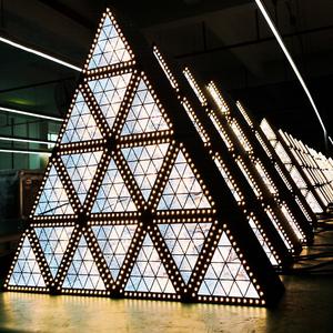 ไฟพาร์ LED 350W ไฟเอฟเฟกต์สำหรับเวที DJ ดีไซน์แบบ LED ไฟแมทริกซ์สามเหลี่ยมสำหรับไนท์คลับ - Product Image 6