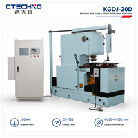 CTECHNO Machine de poinçonnage de fentes de stator et de rotor CNC haute vitesse avec élévateur coulissant de 36 mm pour le traitement des laminations de moteurs KGDJ-20D