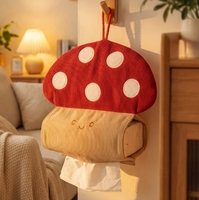 Wandmontierte Niedliche Taschentuchbox - Stoff-Taschentuchbeutel - Für den Hausgebrauch - Geeignet für Wohnzimmer und Schlafzimmer - Hängende Taschentuchschublade