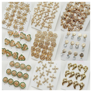 Gioielli XUPING Orecchini a Perno Jingjing Pietra Coreana Fiore Colorato Vendita all'Ingrosso Orecchini da Donna Placcati in Oro 18K di Moda - Product Image 6