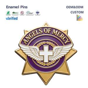 カスタムスミングピン脳肺心臓エナメルピン医師聴診器看護師ラペルバッジ植物花カスタムメタルブローチ - Product Image 2