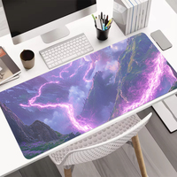 Tapis de souris pour ordinateur de jeu personnalisé avec logo, écologique, imperméable, antidérapant, 800x300mm, impression par transfert thermique en stock