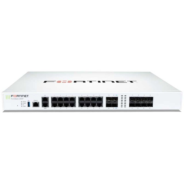 High Performance FG-200F Fortinet Fortigate Network Security Firewall 10G SFP+ Ports 1.1 Gbps Throughput SDWAN VPN Data Stock