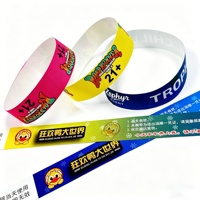 Bracelet jetable en Tyvek résistant aux déchirures pour carnaval et festival - Bracelet d'identification en papier synthétique imperméable, directement de l'usine, faible MOQ