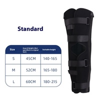 Fabricant d'orthèses personnalisées en aluminium fixation de l'articulation du genou support de jambe pour fracture du membre inférieur jambe droite
