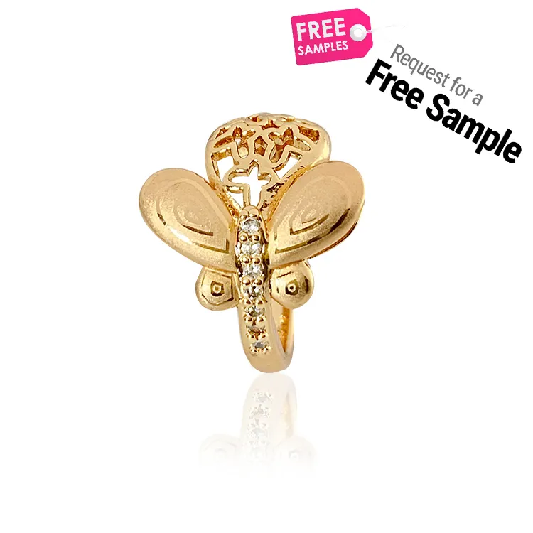 2022 Latest Fashion Dragonfly shape muslim Style Rings for Women Jewelry Party Gift
