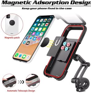 NOVISON Soporte Universal para Teléfono de Bicicleta y Motocicleta, Ajustable, Impermeable, con Clip de ABS, para Manillar - Product Image 5