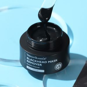 VIBRANT GLAMOUR <span class=keywords><strong>Masque</strong></span> Facial Anti-Points Noirs au <span class=keywords><strong>Charbon</strong></span> de Bambou, <span class=keywords><strong>Masque</strong></span> Nettoyant Exfoliant pour le Visage et le Nez - Product Image 3