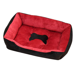 Groothandel Grote Luxe Hond & Kat Bed Kussen Zacht & Comfortabel Warm Wasbaar Pluche Rechthoek Vorm Effen Patroon - Product Image 3