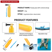 Kitway Ensemble d'accessoires de haute qualité en PC + nylon pour les caméras d'action GoPro Hero 7/6/5/4/3+/3/2/1, accessoires pour caméras de sport, garantie d'un an