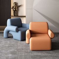 Nordique Offre Spéciale crème blanc chaise de loisirs Simple concepteur moderne salon chaise élégante hôtel salle de réunion simple canapé chaise