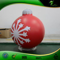 Ornement de ballon de Noël gonflable avec impression personnalisée