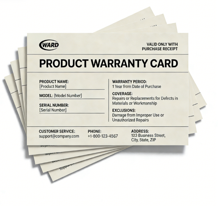 High Quality Printing Custom Card-type Product Certificate of Conformity Cardboard & Paper Paperboard Printing for Business