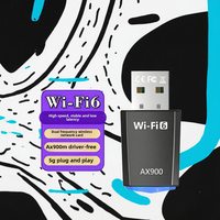 Driver Gratis AX901 900Mbps WiFi 6 Dual Band AX900 USB Wireless Adapter Wi-Fi Dongle Transmitter Receiver untuk PC Laptop Tersedia