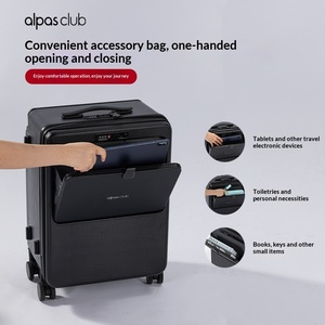 Valise à roulettes grande capacité Alpas Club 22 pouces avec serrure à code TSA, poignée télescopique, pour voyage d'affaires, homme, durable - Product Image 5