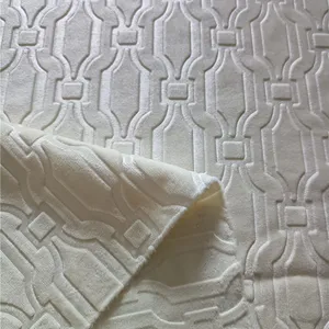 ECCESS vendita calda lucido divano tessuto morbido velluto tessuto lavorato a maglia holland velluto goffrato per mobili divano