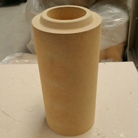 Briques de système de coulée d'argile réfractaire d'alumine de mullite d'approvisionnement d'usine brique réfractaire ronde pour l'acier de fonderie