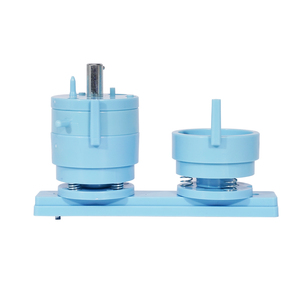 Mecolour เครื่องทำป้ายทรงกลมสีฟ้าเครื่องทำป้ายปุ่มโลโก้ตามสั่ง - Product Image 5