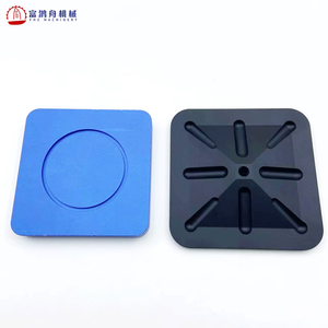 Custom CNC Milling & Wire EDM Stainless Steel/Aluminum Square Mold Plate Blue Black Anodizing Precision Machining Tooling Parts - Product Image 1