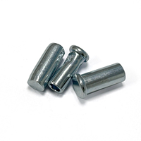 Rivets en laiton plats semi-tubulaires de différentes formes 2mm 3mm 4mm sur mesure pour la fixation de quincaillerie industrielle
