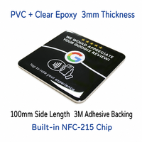 Carte NFC passive en lecture/écriture, personnalisable pour l'e-commerce transfrontalier, avec fonction de rappel de commentaires et de retour d'information instantané