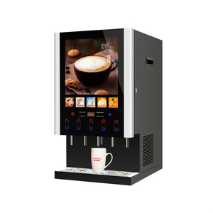 เครื่องชงกาแฟสำเร็จรูปเครื่องดื่มรสอัจฉริยะ6รสเครื่องชงกาแฟเชิงพาณิชย์สำนักงานสไตล์ใหม่สามารถปรับแต่งได้กล่องไฟ - Product Image 3