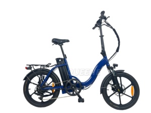 Bicicleta Eléctrica Plegable Ligera de 20 Pulgadas con Motor sin Escobillas de 48V250W para Mujer - Product Image 5