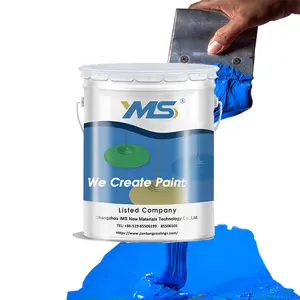 Free sample Changzhou YMS Customized color Metal use chlorinated rubber top paint silicone rubber
