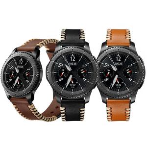 Adecuado para samsung galaxy ver 46mm banda y <span class=keywords><strong>huawei</strong></span> <span class=keywords><strong>watch</strong></span> <span class=keywords><strong>gt</strong></span> <span class=keywords><strong>2</strong></span> trenzado <span class=keywords><strong>correa</strong></span> de reloj de cuero - Product Image 2