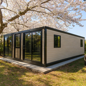 <span class=keywords><strong>Casa</strong></span> Contenedor Plegable de Acero Expandible, Modelo Moderno de 20 Pies con Techo Plano, <span class=keywords><strong>Casa</strong></span> Prefabricada de 2 Dormitorios, Villa <span class=keywords><strong>Familiar</strong></span> Ligera - Product Image 1