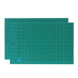 Tapis de découpe auto-guérison, taille d'impression personnalisée, portable, A3 tapis de découpe Double face, PVC vert artisanal pour bricolage, 45x60 cm - Product Image 2