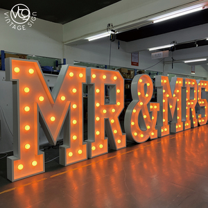 Lettres lumineuses personnalisées à <span class=keywords><strong>changement</strong></span> <span class=keywords><strong>de</strong></span> couleur RVB, lettres LED pour la décoration <span class=keywords><strong>de</strong></span> mariage - Product Image 6