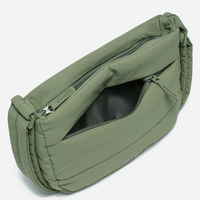 Sac fourre-tout matelassé à logo personnalisé sac à bandoulière matelassé à fermeture éclair en nylon imperméable léger multi-poches pour filles de tous les jours