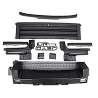Grille avant en plastique ABS noir de style luxueux pour Jetour Traveller T2 SUV, modification extérieure tout-terrain, installation facile, 2024-