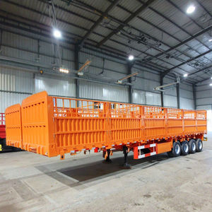 Semi-remorque à ridelles latérales de 60 tonnes pour le transport de bétail - Product Image 4