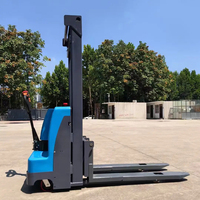 Chariot élévateur électrique RC avec pneus pleins AWD, déplaceur latéral électrique, capacité de 1,5 tonne, longueur de fourche de 1070 mm, capacité tout-terrain