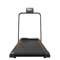 Tapis de marche pliable ultra-mince et silencieux pour appartement, moteur 0,65 CV (vitesse maximale 1-6 km/h), pour le calcul des calories, de la distance et du temps