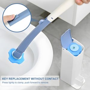 Dùng Một Lần Nhà Vệ Sinh Làm Sạch Bàn Chải Với Chủ Dùng Một Lần Nhà Vệ Sinh Làm Sạch Hệ Thống Với 24 Thay Thế Đầu - Product Image 3